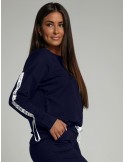 Marineblaues Trainingsanzug-Set für Damen FI534 – Online-Shop – Boutique